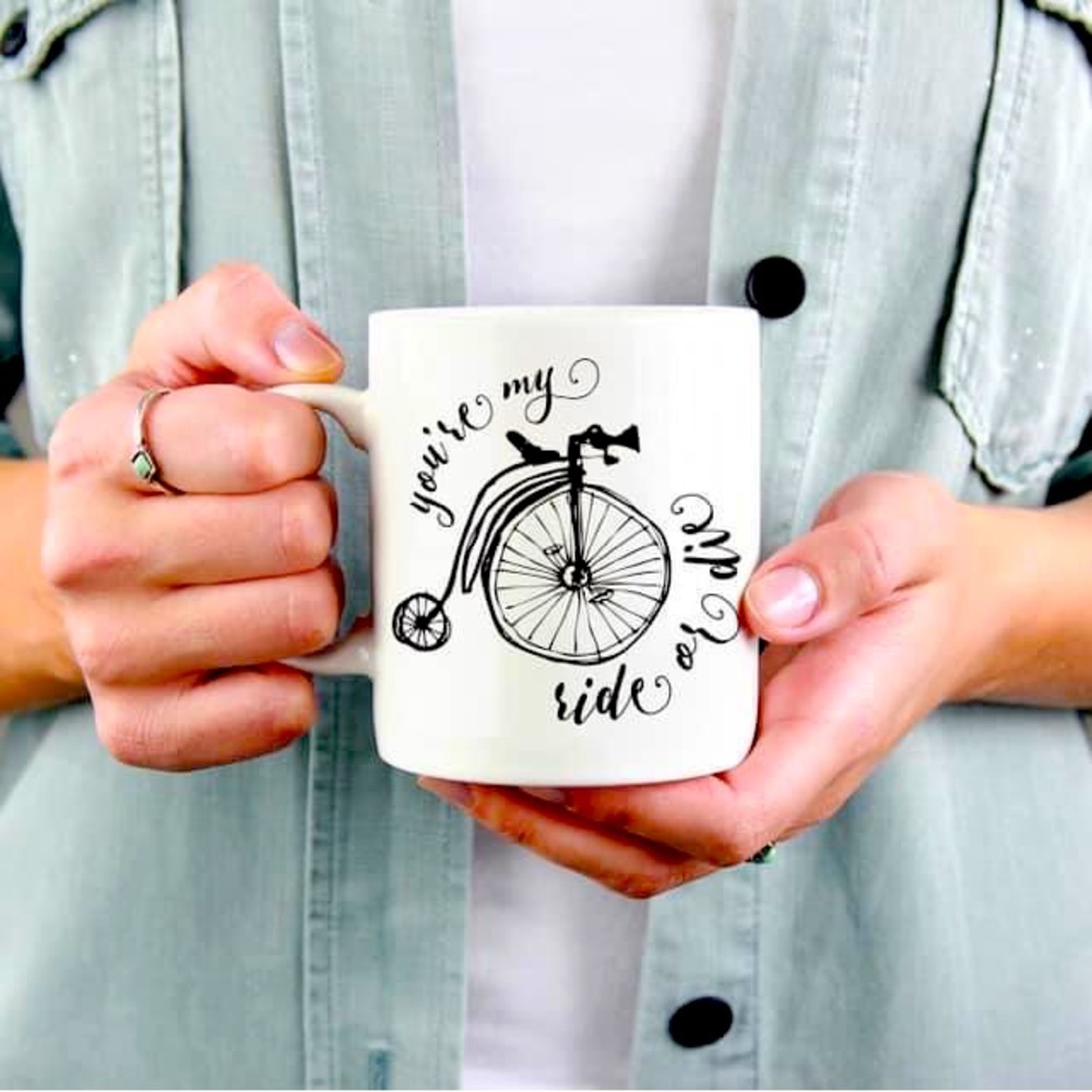 New in box designer coffee mug